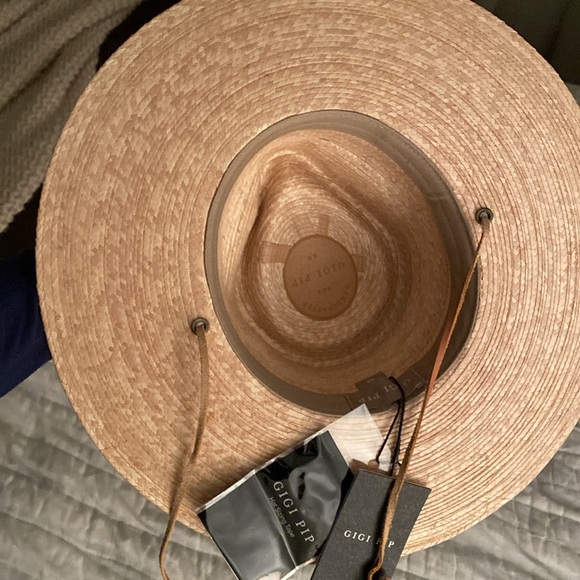 Gigi Pip River Guatamalen Palm Hat in oak - Picture 5 of 6